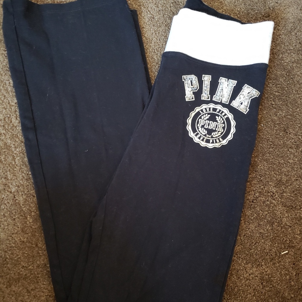 Victoria's Secret PINK bling bootcut yoga